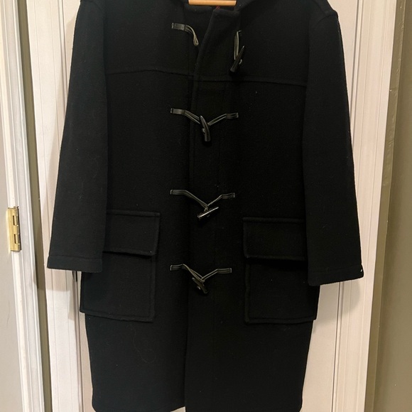 Burberry woman’s XS wool toggle coat long black - Picture 2 of 11